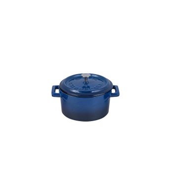 Lava Cast Iron Mini Casserole Blue 10cm