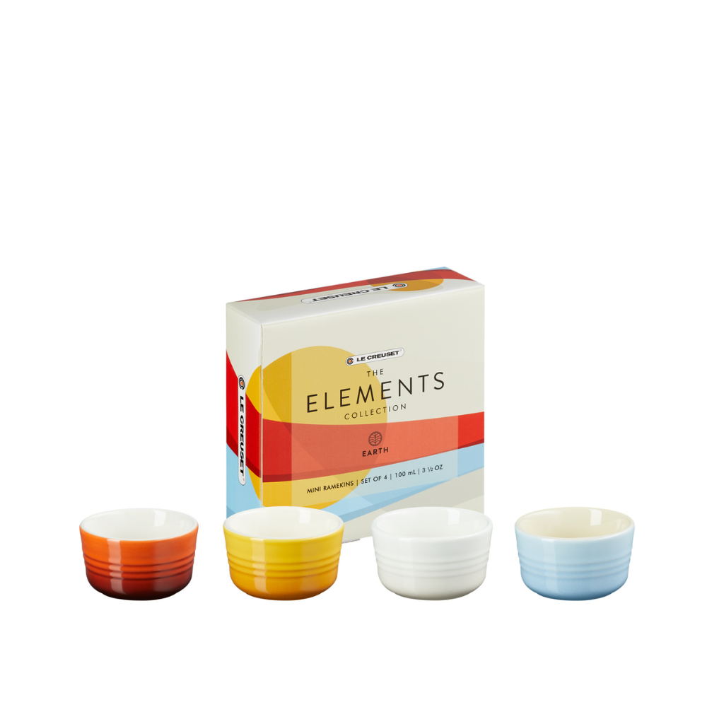 Le Creuset Elements Collection Mini Ramekins 100ml Set of 4 Chef's