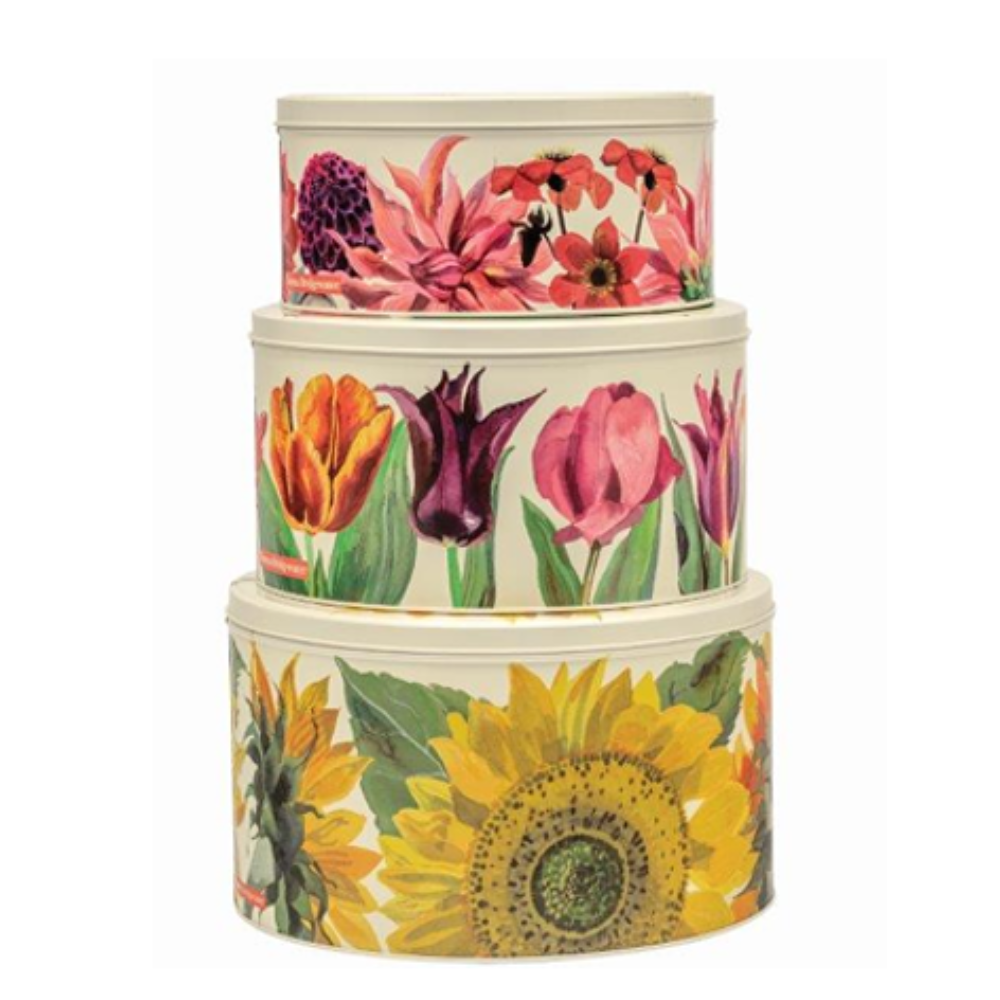Emma Bridgewater Floral Cake Tins Set of 3 Chef's Complements