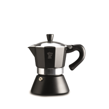 Pezzetti Bellexpress Aluminium Coffee Maker 3 Cup Black