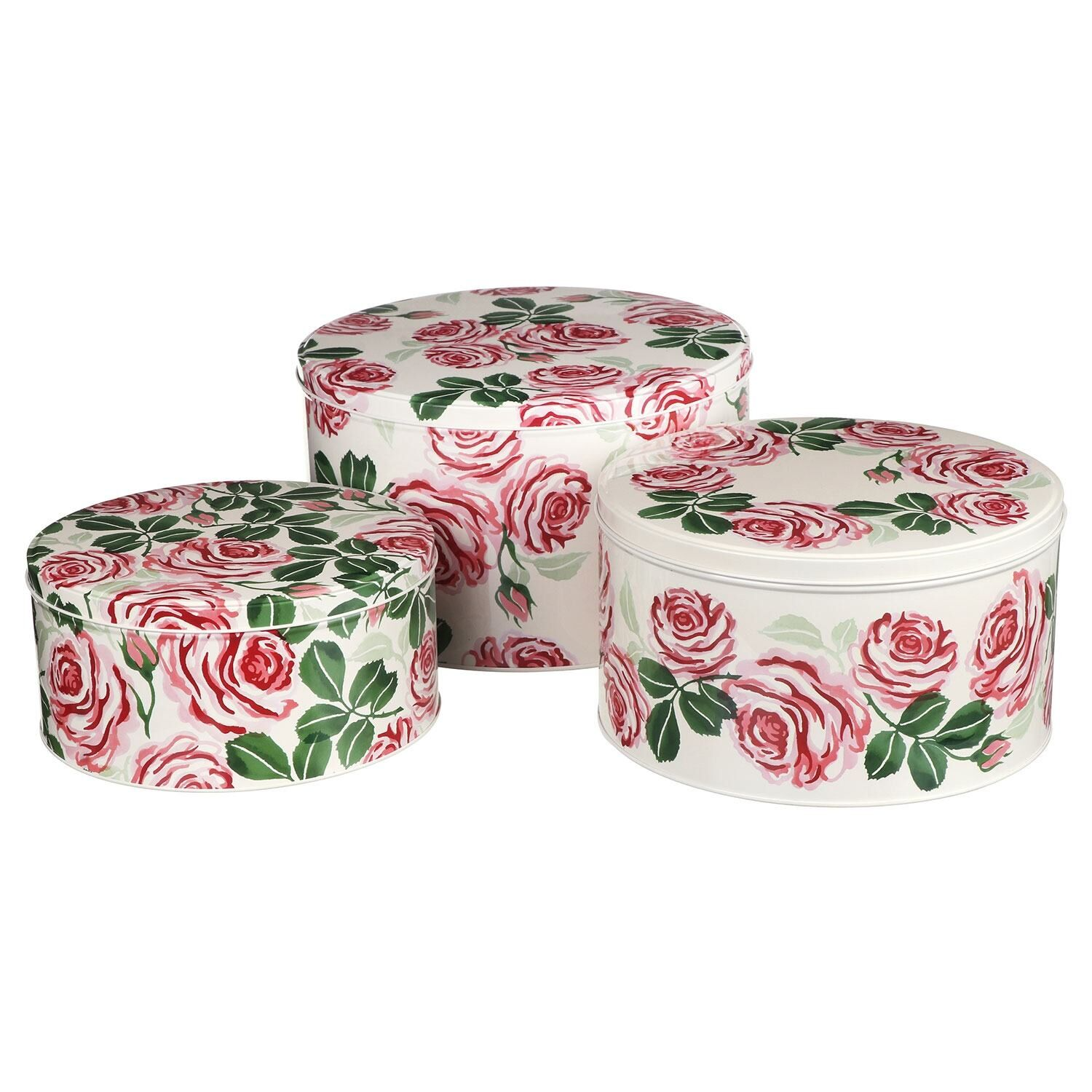 Emma Bridgewater Roses Cake Tins Set of 3 Chef's Complements