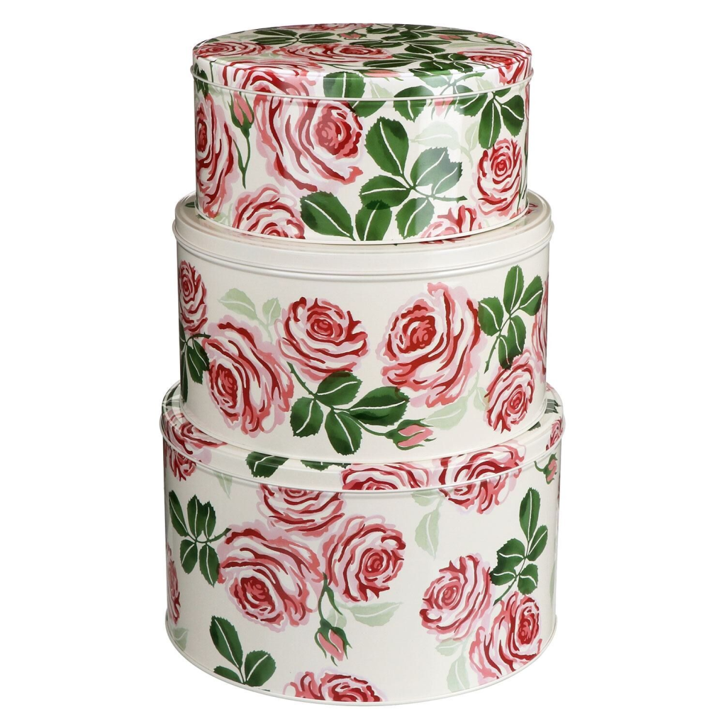 Emma Bridgewater Roses Cake Tins Set of 3 Chef's Complements