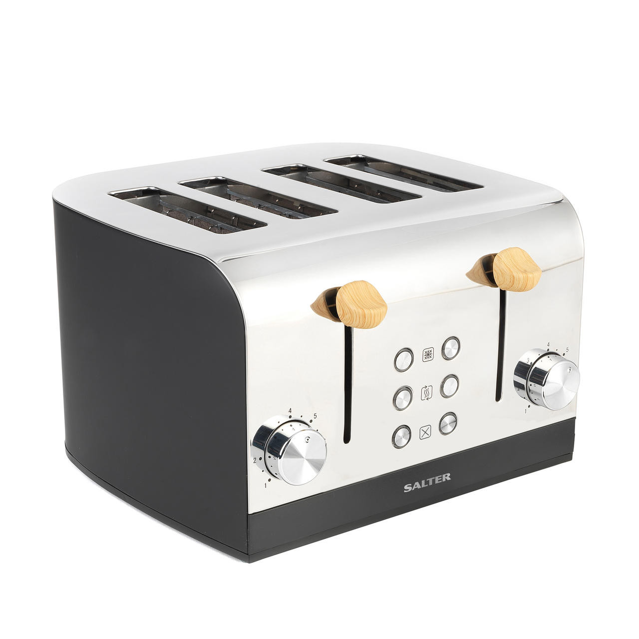 Salter Skandi 4slice Toaster Black Chef's Complements