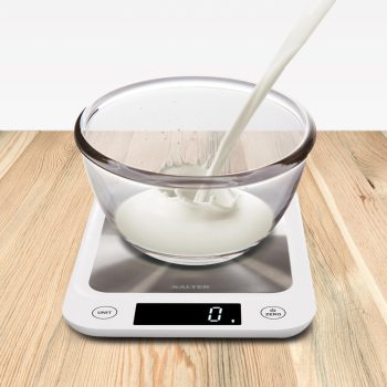 Salter Curve Glass Electronic Digital Kitchen Scale