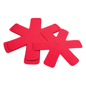 Pyrolux Pan Protectors Set of 3 Red