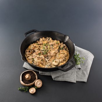 two handle cast iron pan pyrolux