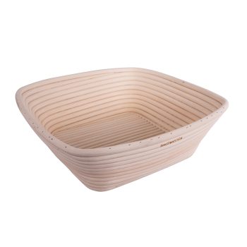 Bakemaster Proving Basket Square 25x8.5cm