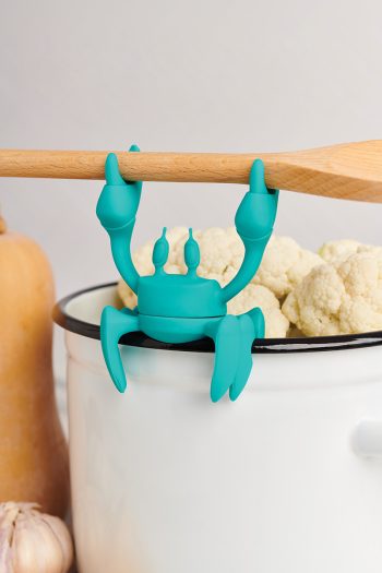 OTOTO Aqua the Crab Silicone Utensil Rest - Silicone Spoon Rest