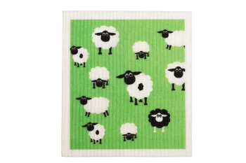 RetroKitchen Cellulose Dish Cloth Sheep