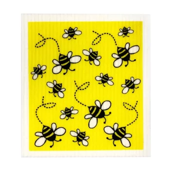 RetroKitchen Cellulose Dish Cloth Bees