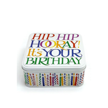 Emma Bridgewater Birthday Medium Square Tin