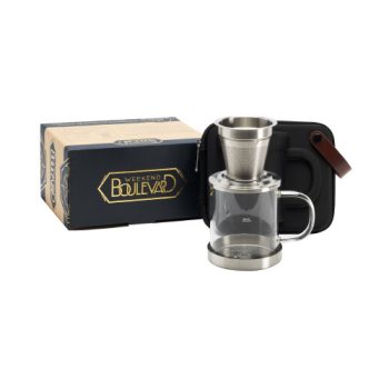Weekend Boulevard Travel Coffee Maker Gift Set