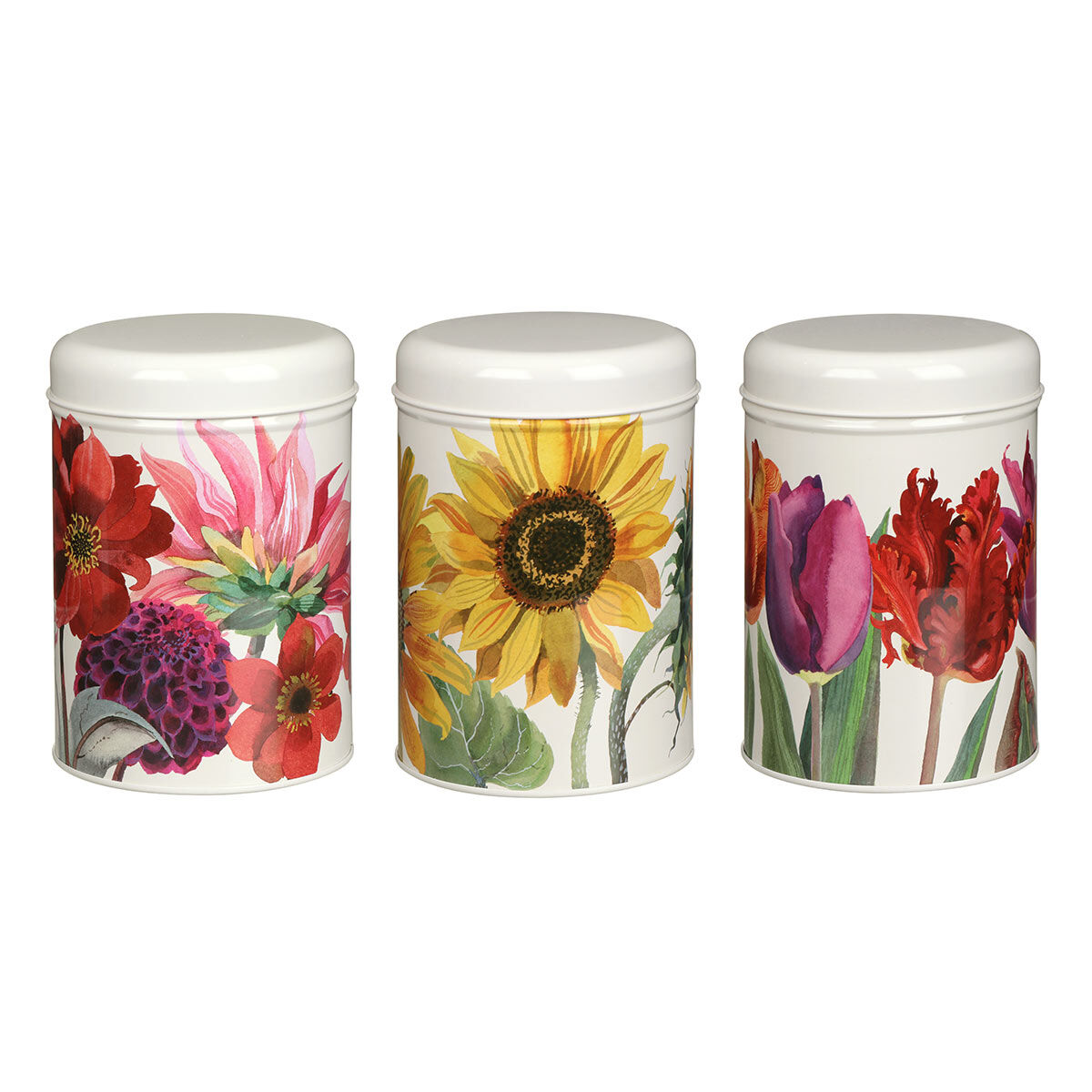 Emma Bridgewater Floral Round Caddies Set of 3 Chef's Complements