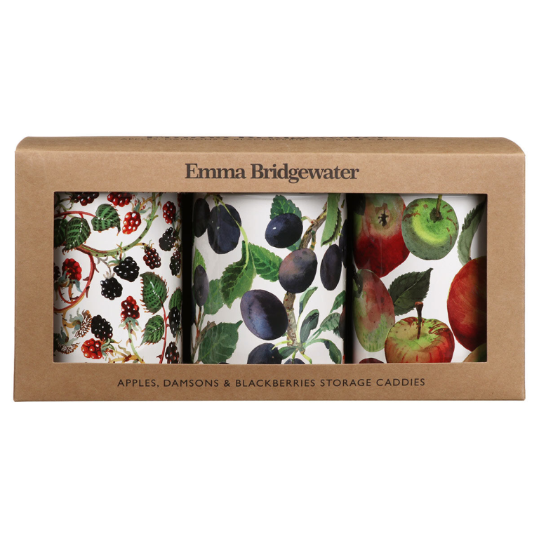 Emma Bridgewater Fruits Round Caddies Set of 3 Chef's Complements