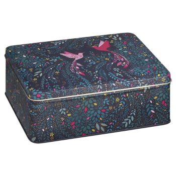 Sara Miller India Design Deep Rectangular Tin