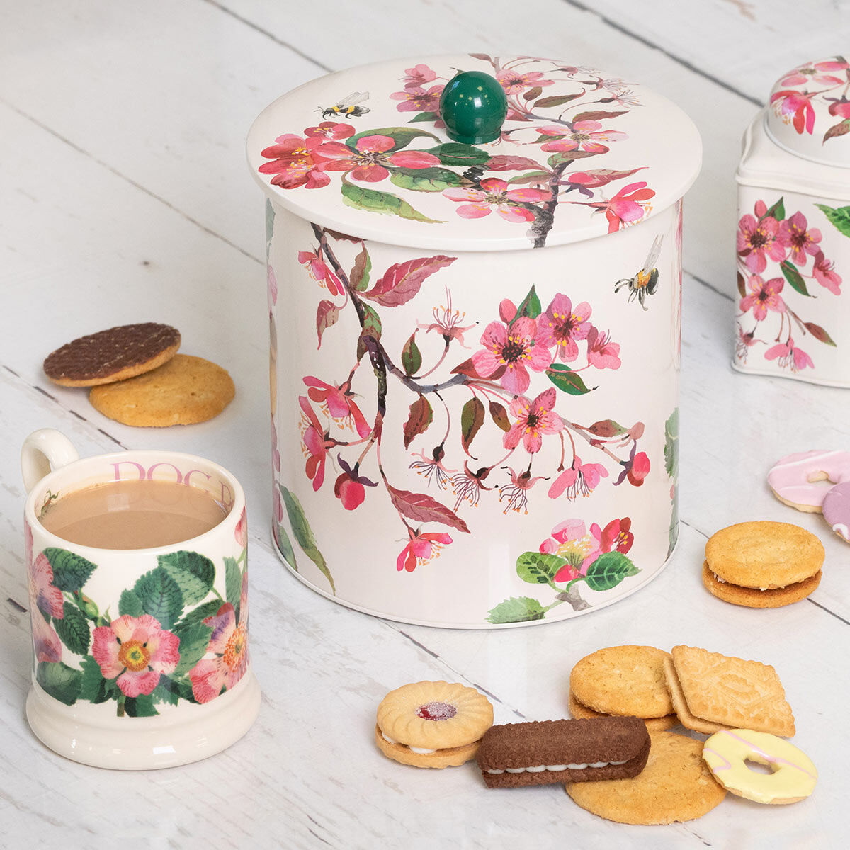 Emma Bridgewater Blossom Biscuit Barrel 17cm Chef's Complements