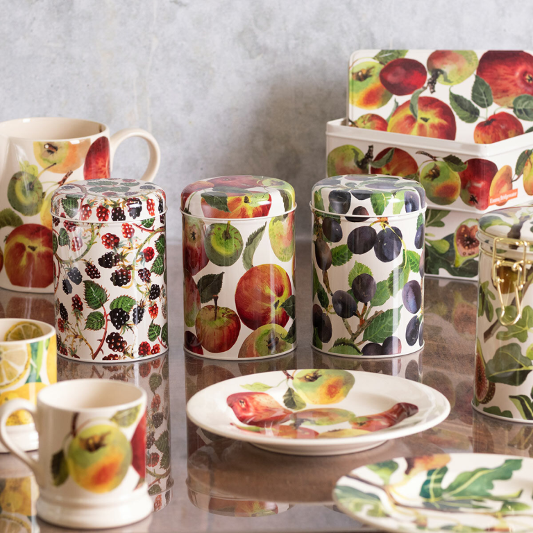 Emma Bridgewater Fruits Round Caddies Set of 3 Chef's Complements