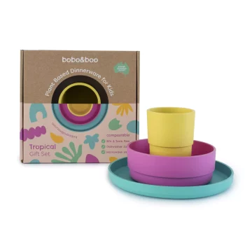 Bobo & Boo Plant Base Dinnerware Set Tropical