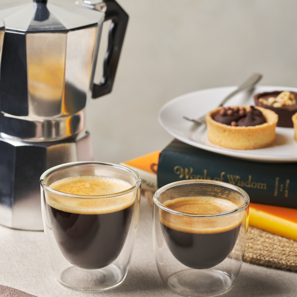 15522 CAFFE 100ML TWIN WALL GLASS AVANTI