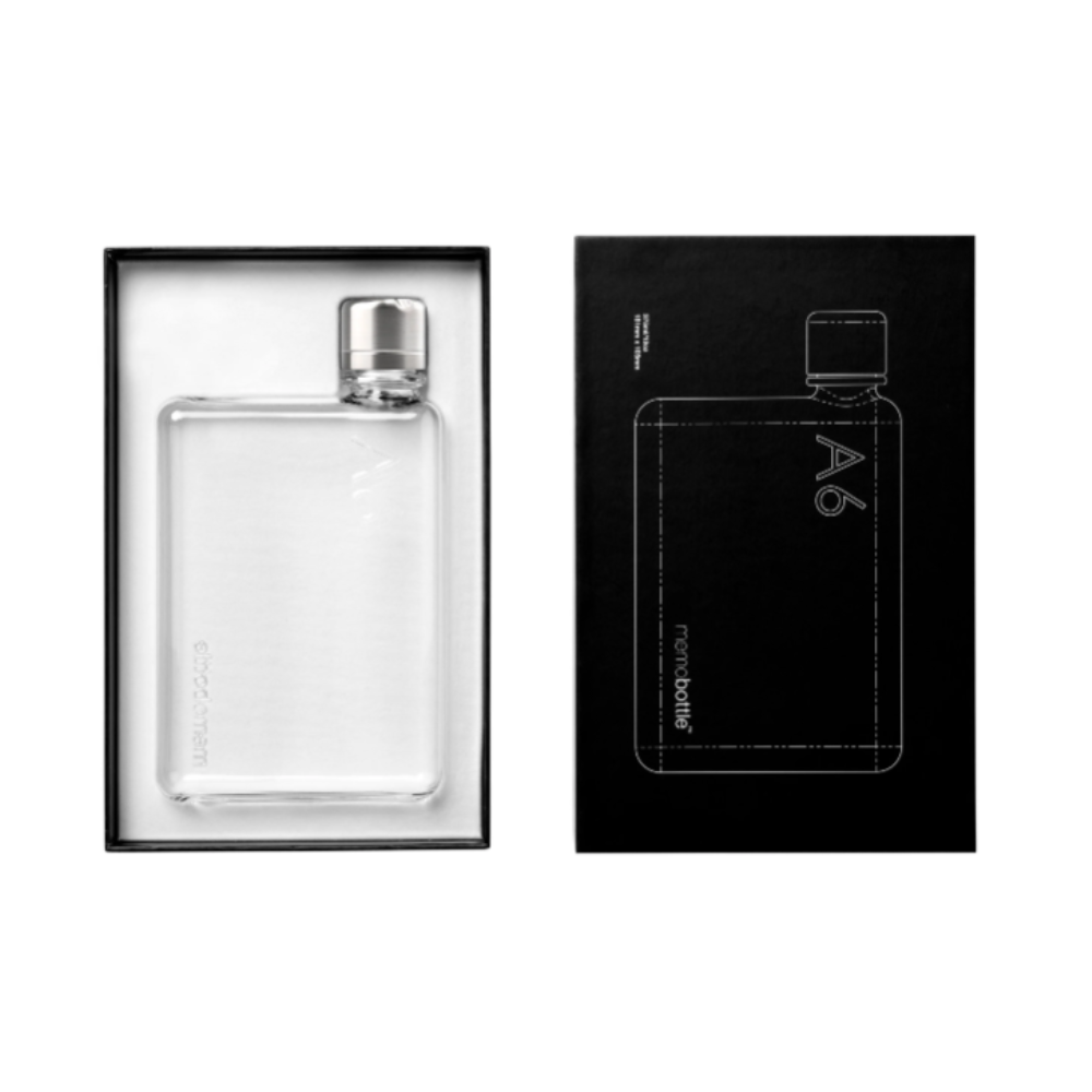 A6 SS lid memobottle boxed