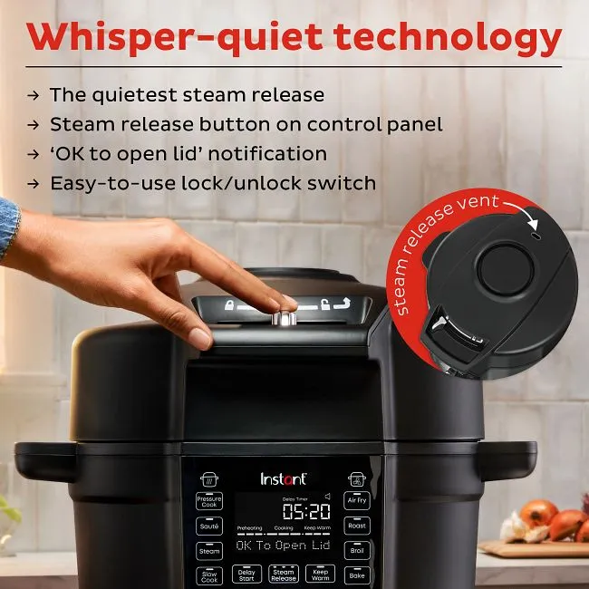 Instant pot sales broiler lid
