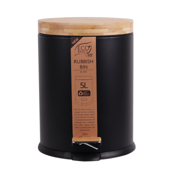 Rubbish Bin Black 5L (3)