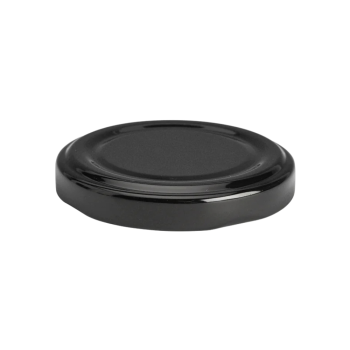 Twist Top Jar Lid 53mm Black