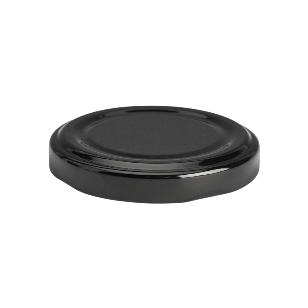 Twist Top Jar Lid 53mm Black