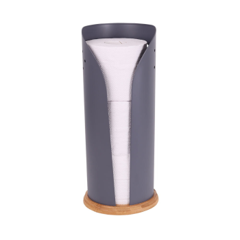 White Magic Eco Basics Toilet Roll Holder Charcoal