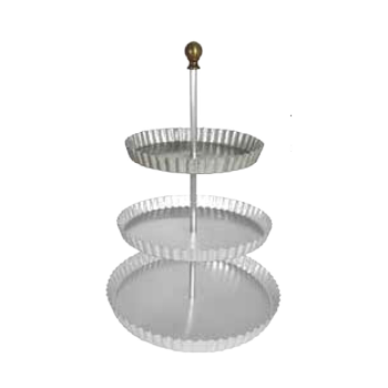 Ottinetti Aluminium Happy Hour 3 Tier Cake Stand