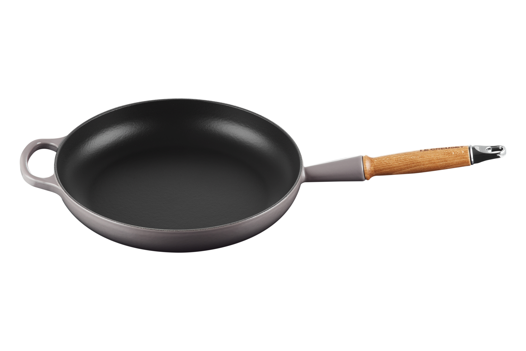 Shop Le Creuset Signature Cast Iron Frying Pan with Wooden Handle 28cm