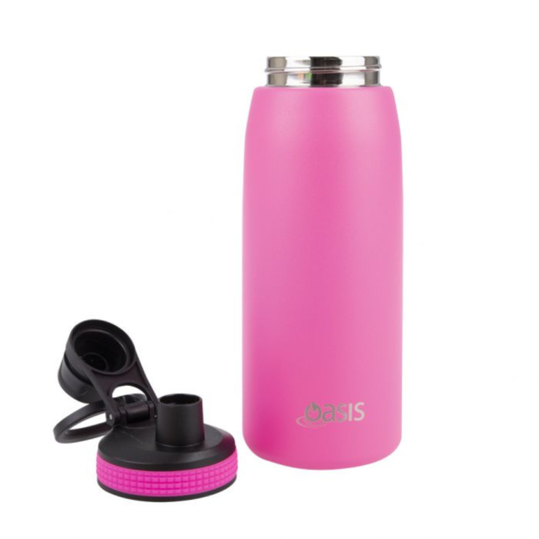 Hurley Oasis Hot Pink Insulated Stainless Steel Water Bottle