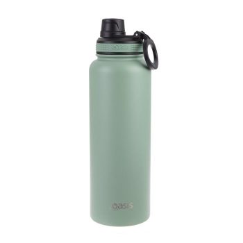 Oasis Stainless Steel Insulated Sports Bottle 1.1L (4 Colours) - Sage