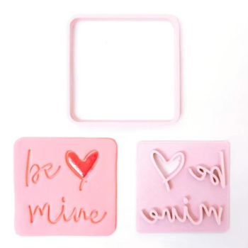 Be Mine Square Cutter & Embosser