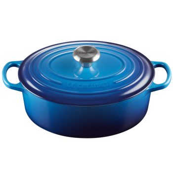 Le Creuset Cast Iron Casserole 29cm Azure Blue