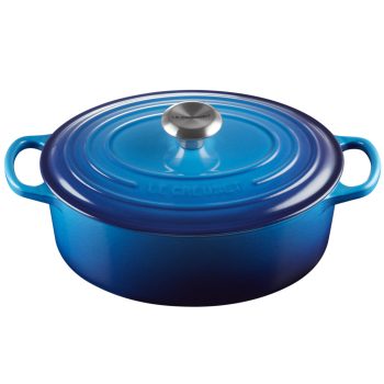 Le Creuset Cast Iron Casserole 29cm Azure Blue