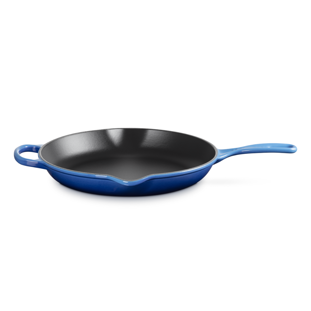 Le Creuset Cast Iron Skillet 30cm Azure Blue