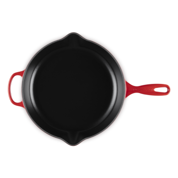 Le Creuset Cast Iron Skillet 30cm Cerise (2)