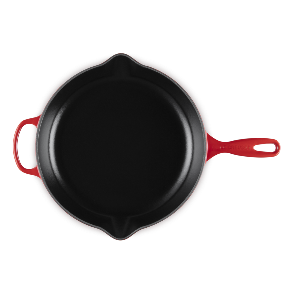 Le Creuset Cast Iron Skillet 30cm Cerise (2)