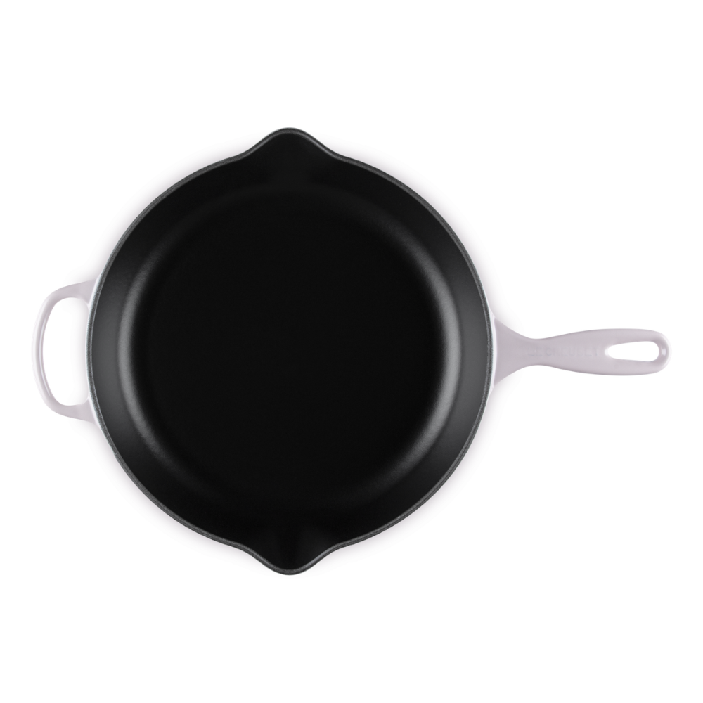 Le Creuset Cast Iron Skillet 30cm Shell Pink (2)