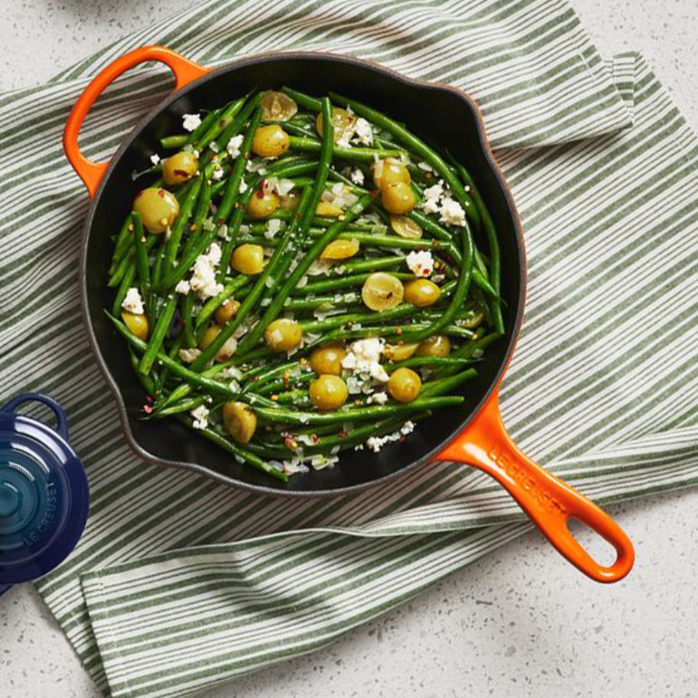 Le Creuset Cast Iron Skillet 30cm Volcanic (4)
