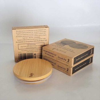 GoodLife Airtight Bamboo Mason Jar Lid