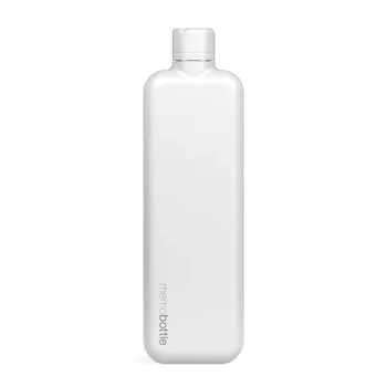 memobottle Slim Stainless Steel 600ml White