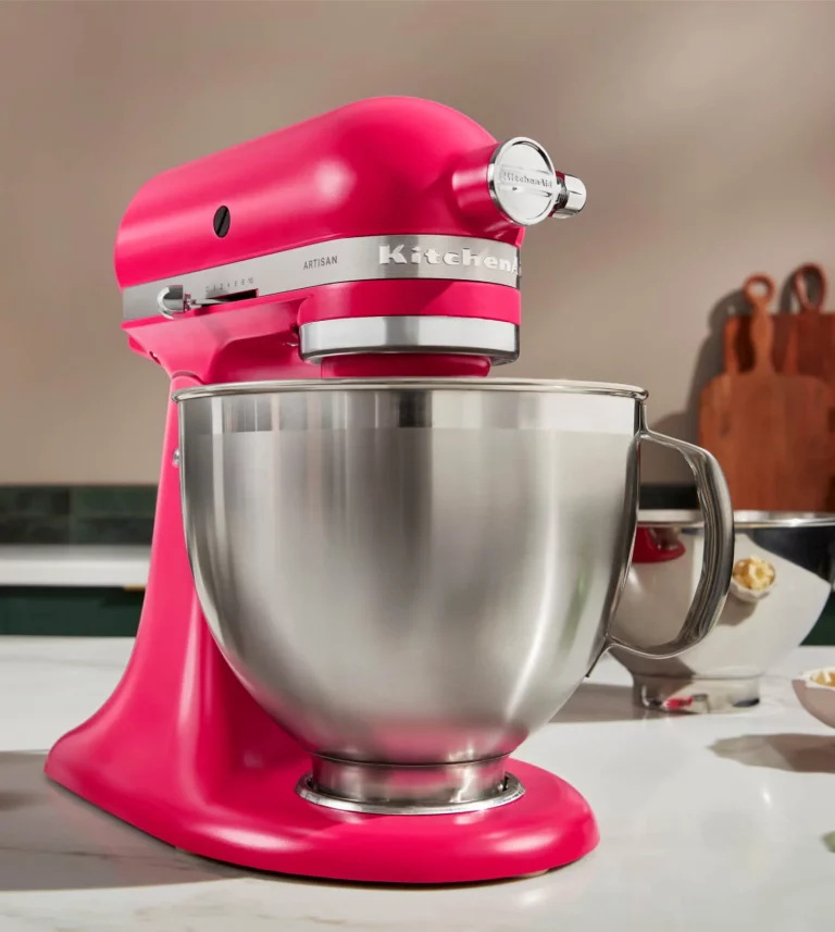KitchenAid Artisan KSM195 Stand Mixer Feathered Pink - Chef's Complements