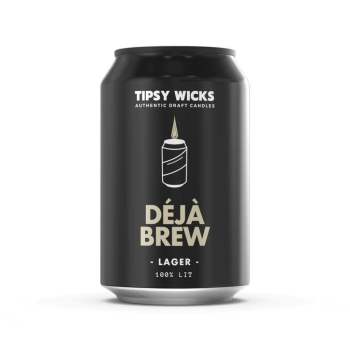 Tipsy Wicks Candle Deja Brew Lager Beer