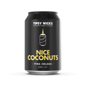 Tipsy Wicks Candle Nice Coconuts Pina Colada