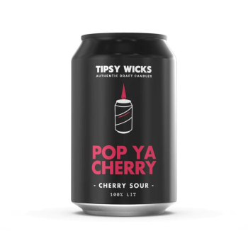 Tipsy Wicks Candle Pop ya Cherry - Cherry Sour