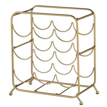 Tempa Brody Metal Wine Rack Gold