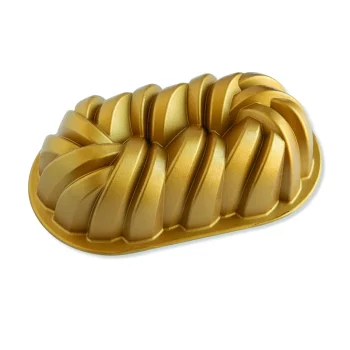Nordic Ware Gold 75th Ann. Braided Loaf Pan