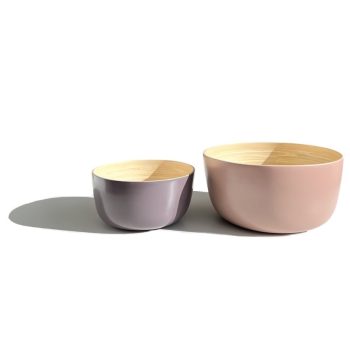 porter green BEBB Bio Bamboo Bowls Set of 2 - Upington